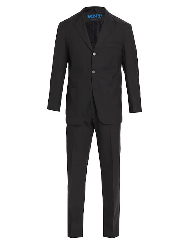 Two-Piece Wool Suit Set