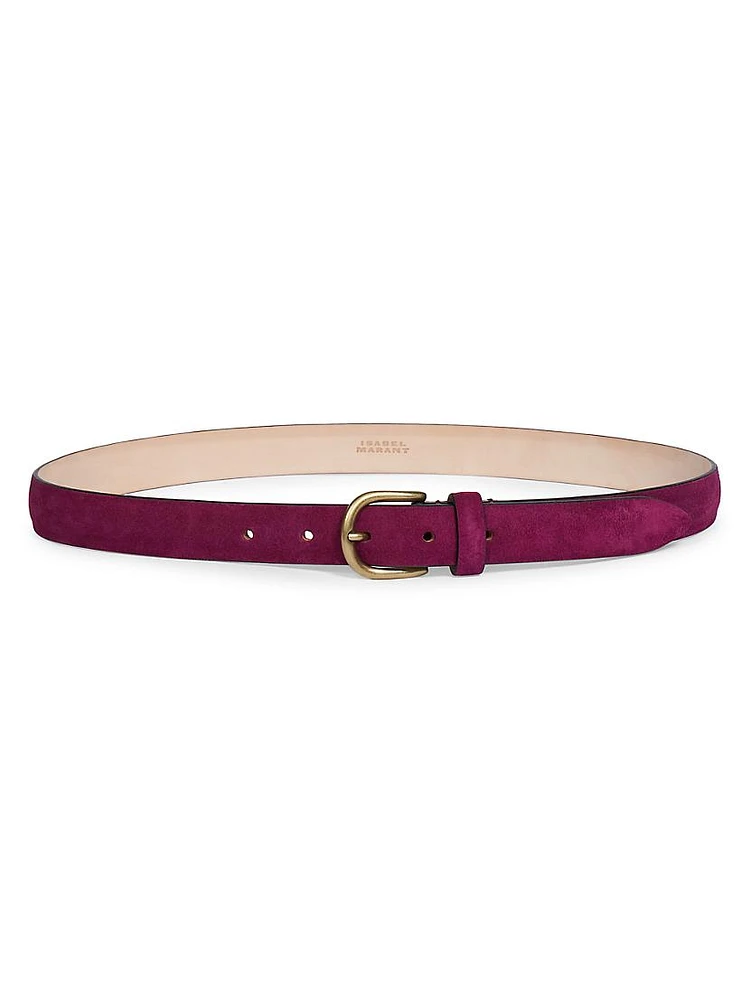 Zap Suede Belt