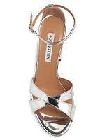 Divine 85MM Metallic Block-Heel Sandals