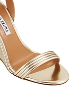 Wow 95MM Metallic Wedge Sandals