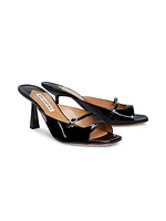 Soul Sister 75MM Patent Leather Mules