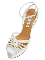 Flow Plateau 145MM Satin Sandals