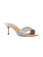 Wonderland 65MM Strass Mesh Mules