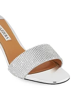 Wonderland 65MM Strass Mesh Mules