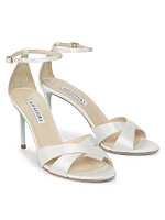 So Divine 85MM Satin Sandals