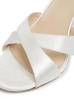 So Divine 85MM Satin Sandals