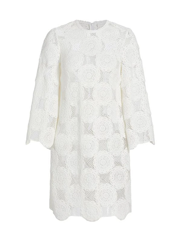 Junie Guipure Lace Cover-Up Tunic Dress