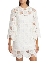 Junie Guipure Lace Cover-Up Tunic Dress