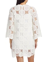 Junie Guipure Lace Cover-Up Tunic Dress