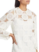 Junie Guipure Lace Cover-Up Tunic Dress