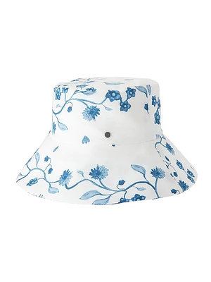 Charlotte Floral Cotton Bucket Hat