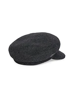 Evie Wool-Blend Newsboy Cap