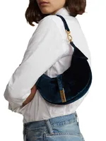 Mini Polo ID Velvet Shoulder Bag