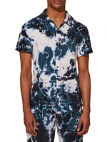 Charli Abstract Button-Front Shirt