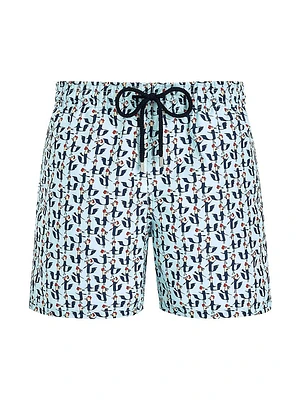 Moorea Graphic Swim Trunks