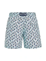 Moorea Graphic Swim Trunks