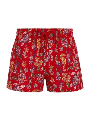 Manta Graphic Swim Trunks