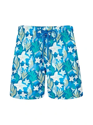 Mahina Graphic Swim Trunks