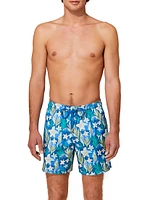 Mahina Graphic Swim Trunks