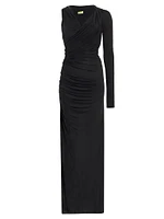 Myrtia Asymmetric Maxi-Dress