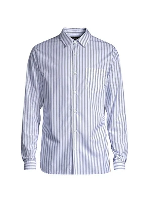 Surf Stripe Button-Front Shirt