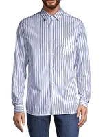 Surf Stripe Button-Front Shirt