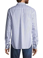 Surf Stripe Button-Front Shirt