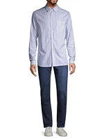 Surf Stripe Button-Front Shirt