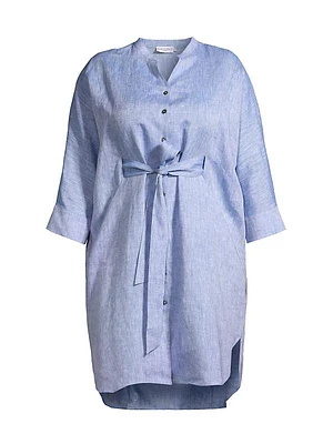 Fresia Cotton-Linen Shirtdress