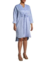 Fresia Cotton-Linen Shirtdress