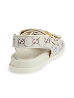 Moritz GG Monogram Canvas Athletic Sandals