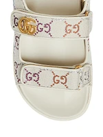 Moritz GG Monogram Canvas Athletic Sandals