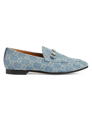 Princetown GG Monogram Denim Loafers