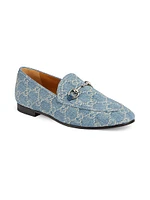 Princetown GG Monogram Denim Loafers