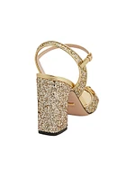 Lady Horsebit 89MM Crystal-Embellished Pumps