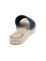 Pilar Denim Slide Espadrilles