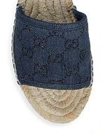 Pilar Denim Slide Espadrilles