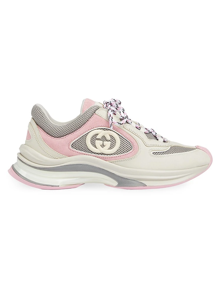 Run Premiem Suede Mesh Sneakers