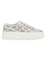 GG Crystal Trek Canvas Low-Top Sneakers