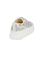 GG Crystal Trek Canvas Low-Top Sneakers