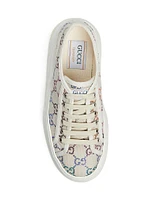 GG Crystal Trek Canvas Low-Top Sneakers