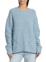 Wool-Blend Crewneck Sweater