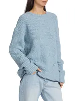 Wool-Blend Crewneck Sweater