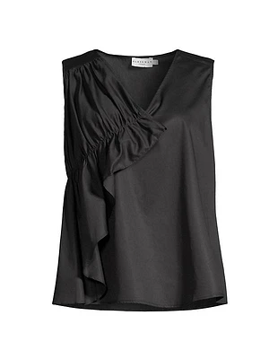 Leander Ruffled V-Neck Top