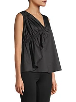 Leander Ruffled V-Neck Top