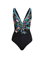 Evening Palace Twisted One-Piece Swimsuit