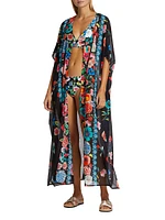 Evening Palace Cotton & Silk Caftan