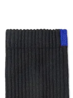 Wool-Blend Cashmere Calf Socks