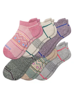 6-Pack Holiday Ankle Socks