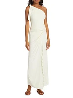 Knot Joy One-Shoulder Maxi Dress